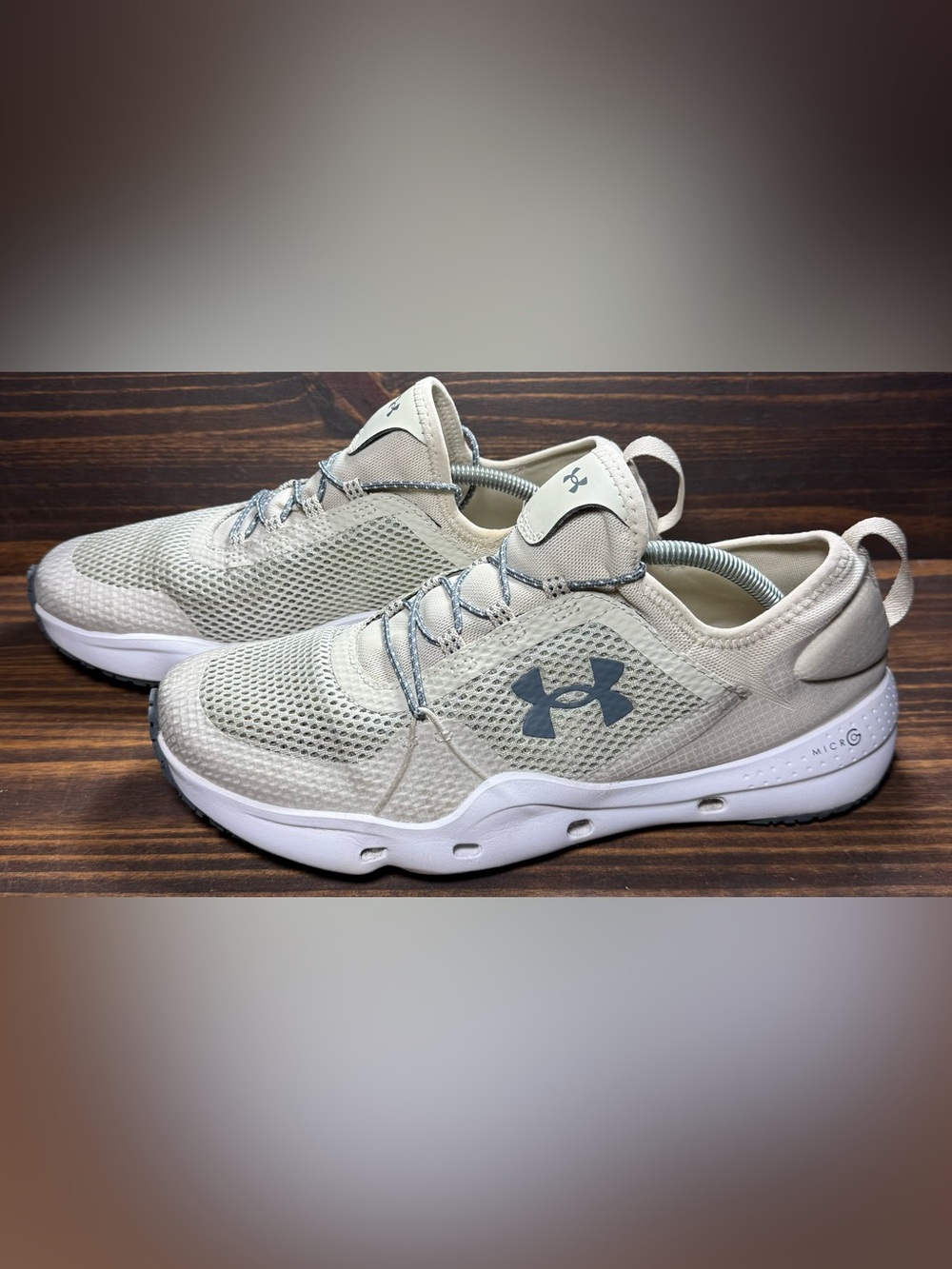 Under Armour Charged Kilchis Men’s Size 11.5 Shoes Tan Athletic Sneakers